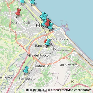 Mappa Strada Comunale Piana, 65129 Pescara PE, Italia (2.46667)