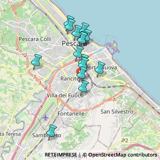 Mappa Strada Comunale Piana, 65129 Pescara PE, Italia (1.748)