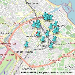 Mappa Strada Comunale Piana, 65129 Pescara PE, Italia (0.8195)