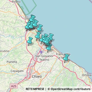 Mappa Strada Comunale Piana, 65129 Pescara PE, Italia (5.84789)