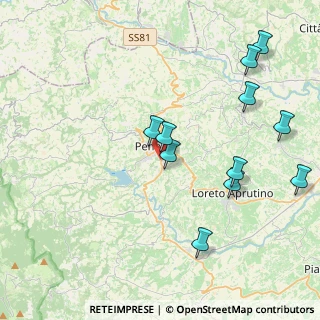 Mappa Via Gabriele Rosa, 65017 Penne PE, Italia (4.66091)