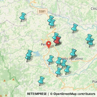 Mappa Via Gabriele Rosa, 65017 Penne PE, Italia (4.477)