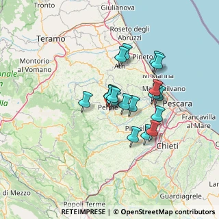 Mappa Via Gabriele Rosa, 65017 Penne PE, Italia (10.96056)