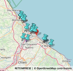 Mappa Viale Braga Gaetano, 65129 Pescara PE, Italia (5.76529)