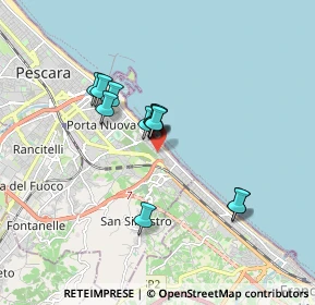 Mappa Viale Braga Gaetano, 65129 Pescara PE, Italia (1.4125)
