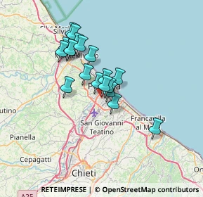 Mappa Via Giardino, 65128 Pescara PE, Italia (5.54789)