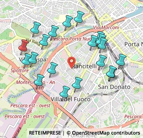 Mappa Via Giardino, 65128 Pescara PE, Italia (1.0585)