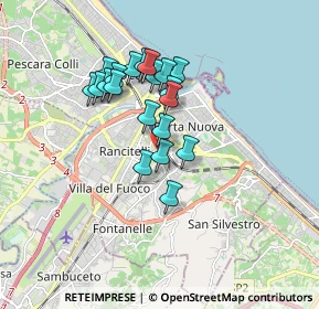 Mappa Via Alento, 65129 Pescara PE, Italia (1.461)