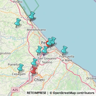 Mappa Via Fortore, 65129 Pescara PE, Italia (8.20636)