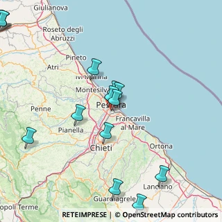 Mappa Via Fortore, 65129 Pescara PE, Italia (21.49)