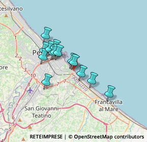 Mappa V.le Primo Vere, 65126 Pescara PE, Italia (2.81286)