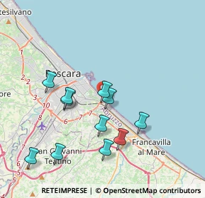 Mappa V.le Primo Vere, 65126 Pescara PE, Italia (3.92727)