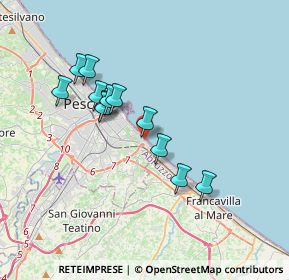 Mappa V.le Primo Vere, 65126 Pescara PE, Italia (3.22083)