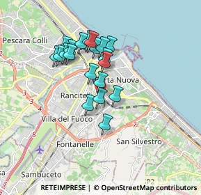 Mappa Via Alento, 65122 Pescara PE, Italia (1.489)