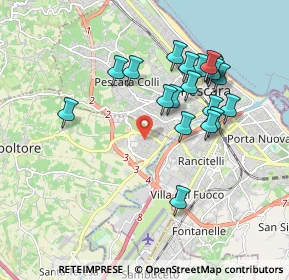 Mappa Via Budapest, 65010 Villa Raspa PE, Italia (1.8855)