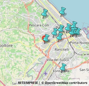 Mappa Via Budapest, 65010 Villa Raspa PE, Italia (2.0725)