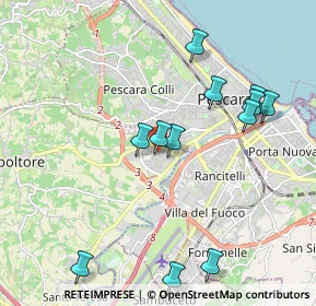 Mappa Via Budapest, 65010 Villa Raspa PE, Italia (2.2)