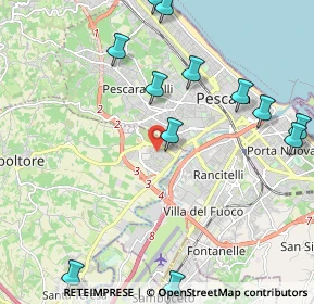 Mappa Via Budapest, 65010 Villa Raspa PE, Italia (2.735)