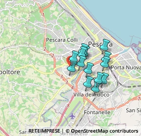 Mappa Via Budapest, 65010 Villa Raspa PE, Italia (1.28)