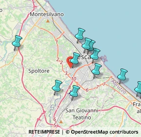 Mappa Via Budapest, 65010 Villa Raspa PE, Italia (4.245)