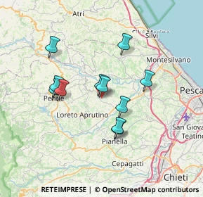 Mappa Via S. Maria, 65010 Collecorvino PE, Italia (6.07364)
