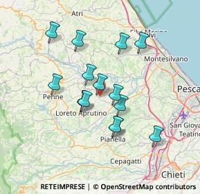 Mappa Via S. Maria, 65010 Collecorvino PE, Italia (6.36214)