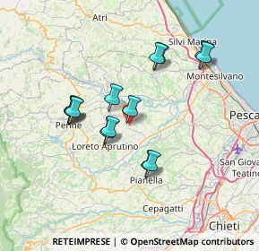 Mappa Via S. Maria, 65010 Collecorvino PE, Italia (6.67929)