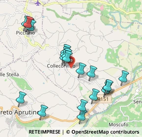 Mappa Via S. Maria, 65010 Collecorvino PE, Italia (2.205)