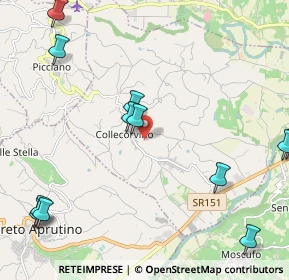 Mappa Via S. Maria, 65010 Collecorvino PE, Italia (2.96667)