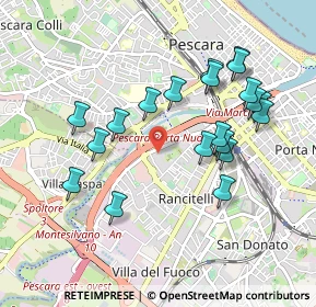 Mappa Via Venna, 65128 Pescara PE, Italia (0.9815)
