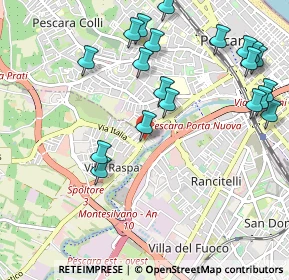 Mappa Italia, 65010 Spoltore PE, Italia (1.2605)