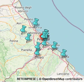 Mappa Via Cagliari, 65010 Villa Raspa PE, Italia (8.39692)