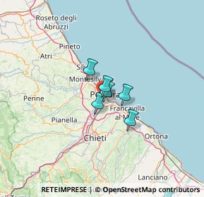 Mappa Via Cagliari, 65010 Villa Raspa PE, Italia (28.01273)