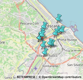 Mappa Via Cagliari, 65010 Villa Raspa PE, Italia (1.07538)