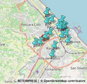Mappa Via Cagliari, 65010 Villa Raspa PE, Italia (1.5535)