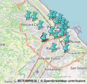Mappa Via Cagliari, 65010 Villa Raspa PE, Italia (1.66684)