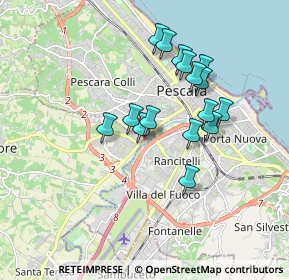 Mappa Via Cagliari, 65010 Villa Raspa PE, Italia (1.57313)