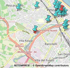 Mappa Via Cagliari, 65010 Villa Raspa PE, Italia (1.5995)