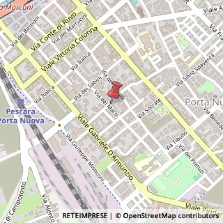 Mappa Via dei Marsi, 174, 65127 Pescara, Pescara (Abruzzo)