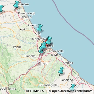 Mappa Via Lago di Bomba, 65128 Pescara PE, Italia (24.17417)