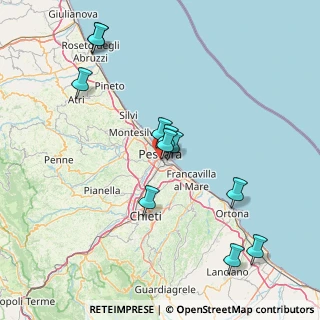 Mappa Via Lago di Bomba, 65128 Pescara PE, Italia (16.35364)