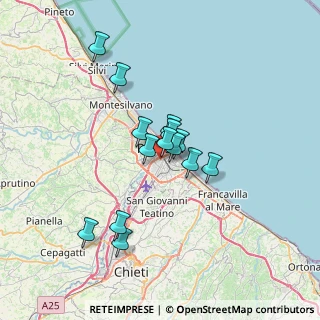 Mappa Via Lago di Bomba, 65128 Pescara PE, Italia (5.60214)