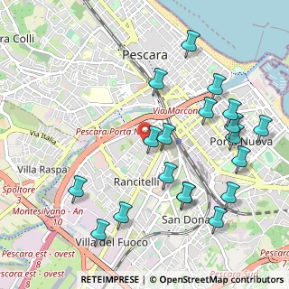 Mappa Via Lago di Bomba, 65128 Pescara PE, Italia (1.22526)