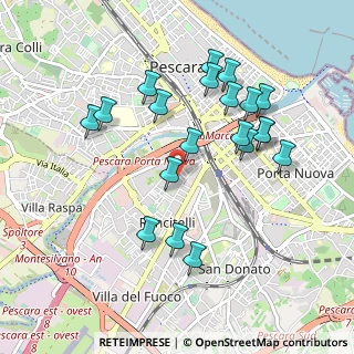 Mappa Via Lago di Bomba, 65128 Pescara PE, Italia (0.994)