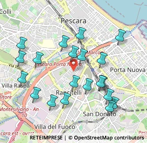 Mappa Via Lago di Bomba, 65128 Pescara PE, Italia (1.0535)