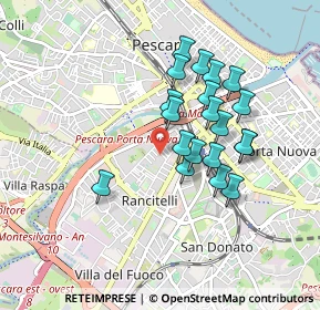 Mappa Via Lago di Bomba, 65128 Pescara PE, Italia (0.791)
