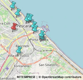 Mappa Via De Berardinis Giovanni, 65126 Pescara PE, Italia (2.04091)