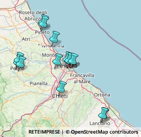 Mappa Via De Berardinis Giovanni, 65126 Pescara PE, Italia (15.45071)