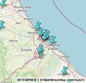 Mappa Via Lago di Borgiano, 65128 Pescara PE, Italia (15.91583)