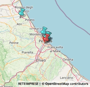 Mappa Via Lago di Borgiano, 65128 Pescara PE, Italia (40.81636)